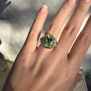 Authentic David Yurman lemon citrine ring